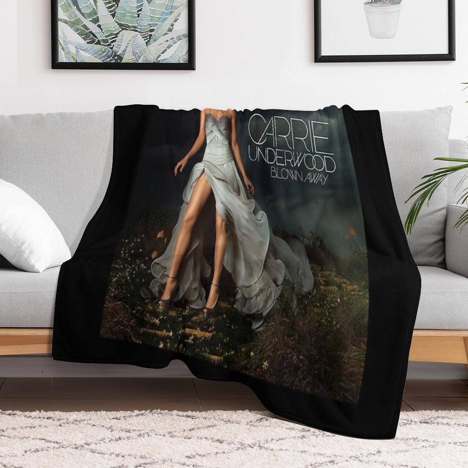 Carrie Underwood Blown Away Shrink-resistant Throw Blanket