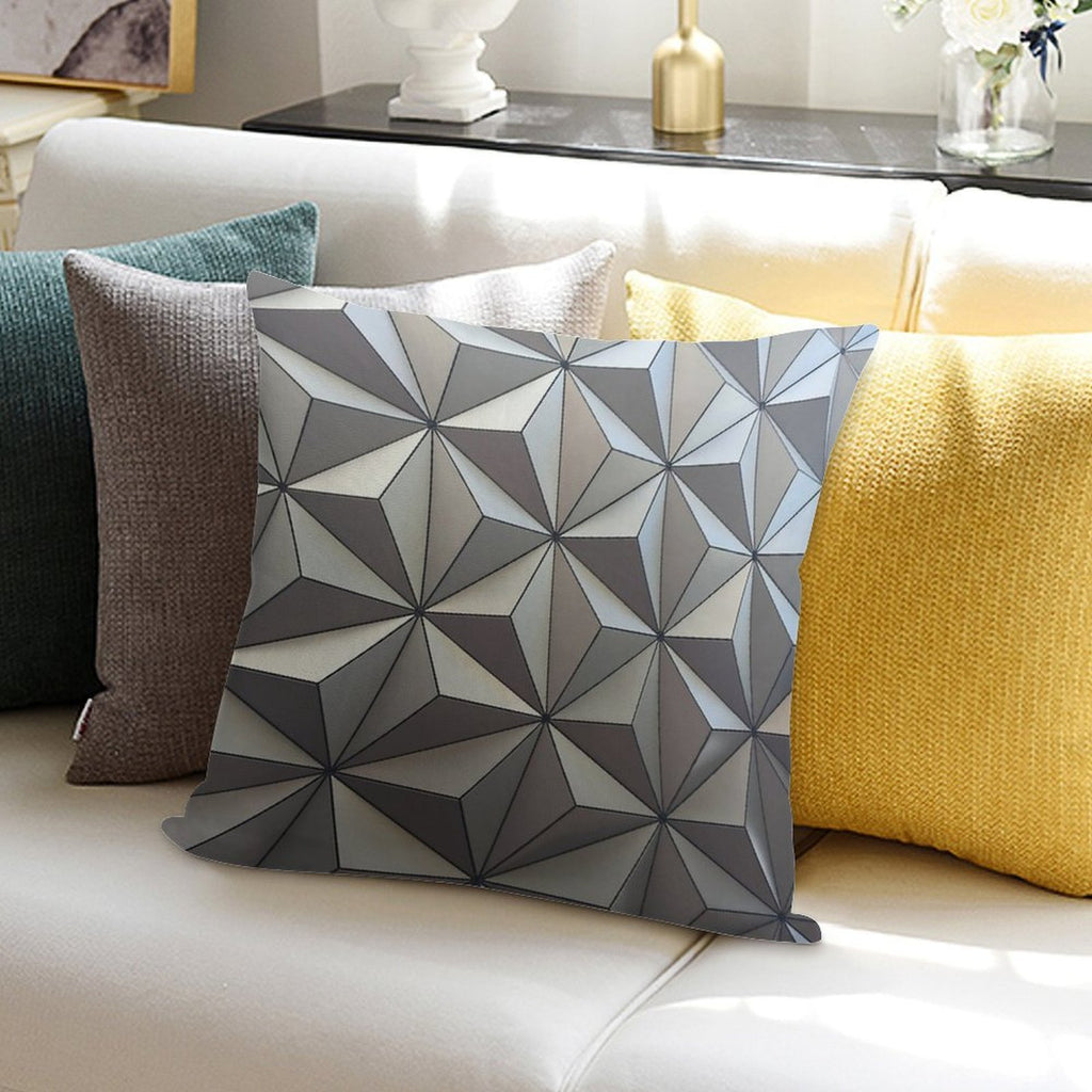 Spaceship Earth Up Close Soft Ultra-Soft Texture Throw Pillow