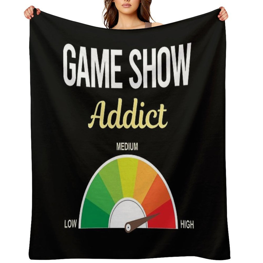 Addict Game Shows TV Show Easy Care Throw Blanket