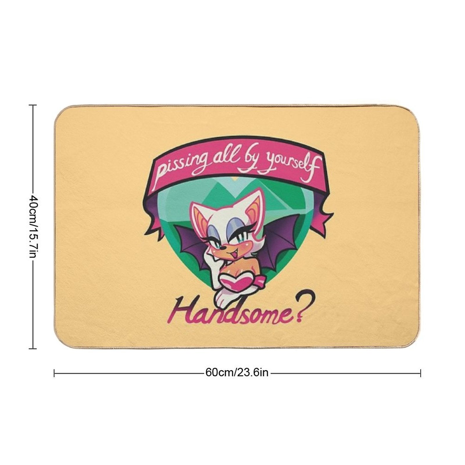 All by Yourself Handsome  Multi-Purpose Bath Mat