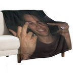 Dylan O’brien Middle Fingers Travel-friendly Throw Blanket
