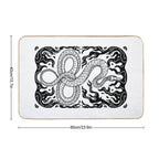 Snake Flames 2  Anti-Trip Bath Mat