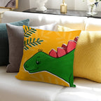 Small Stegosaurus Soft Ultra-Soft Texture Throw Pillow