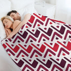 Classic Textile Primitive Bohemian Native American Pattern Eco-conscious Throw Blanket