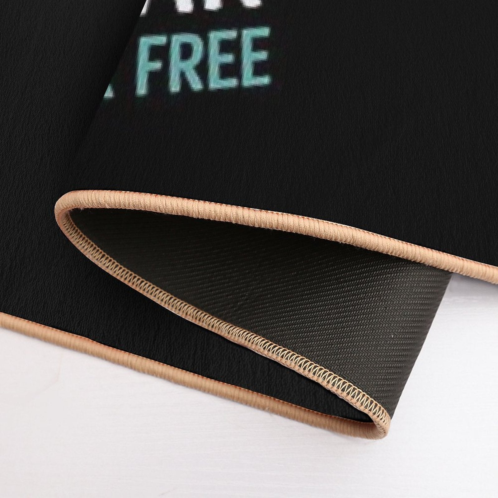 1 Year Ovarian Cancer Free God Prayer Cancer Awareness  Absorbent Bath Mat