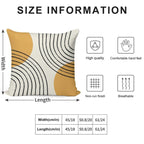 Sun Arch Double - Gold Soft Warmth Comfort Throw Pillow