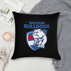 Bulldogs-western Soft Decorative Cover Throw Pillow