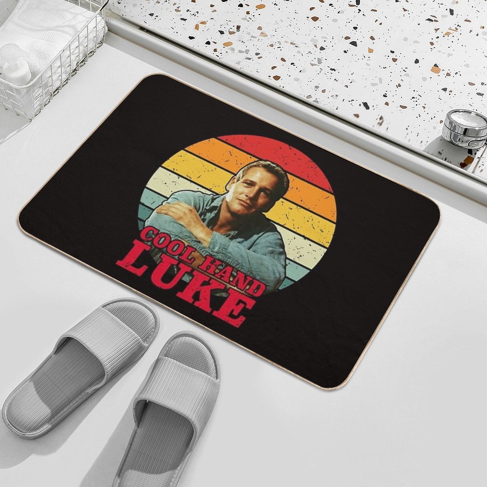 Cool Hand Luke  Repositionable Bath Mat