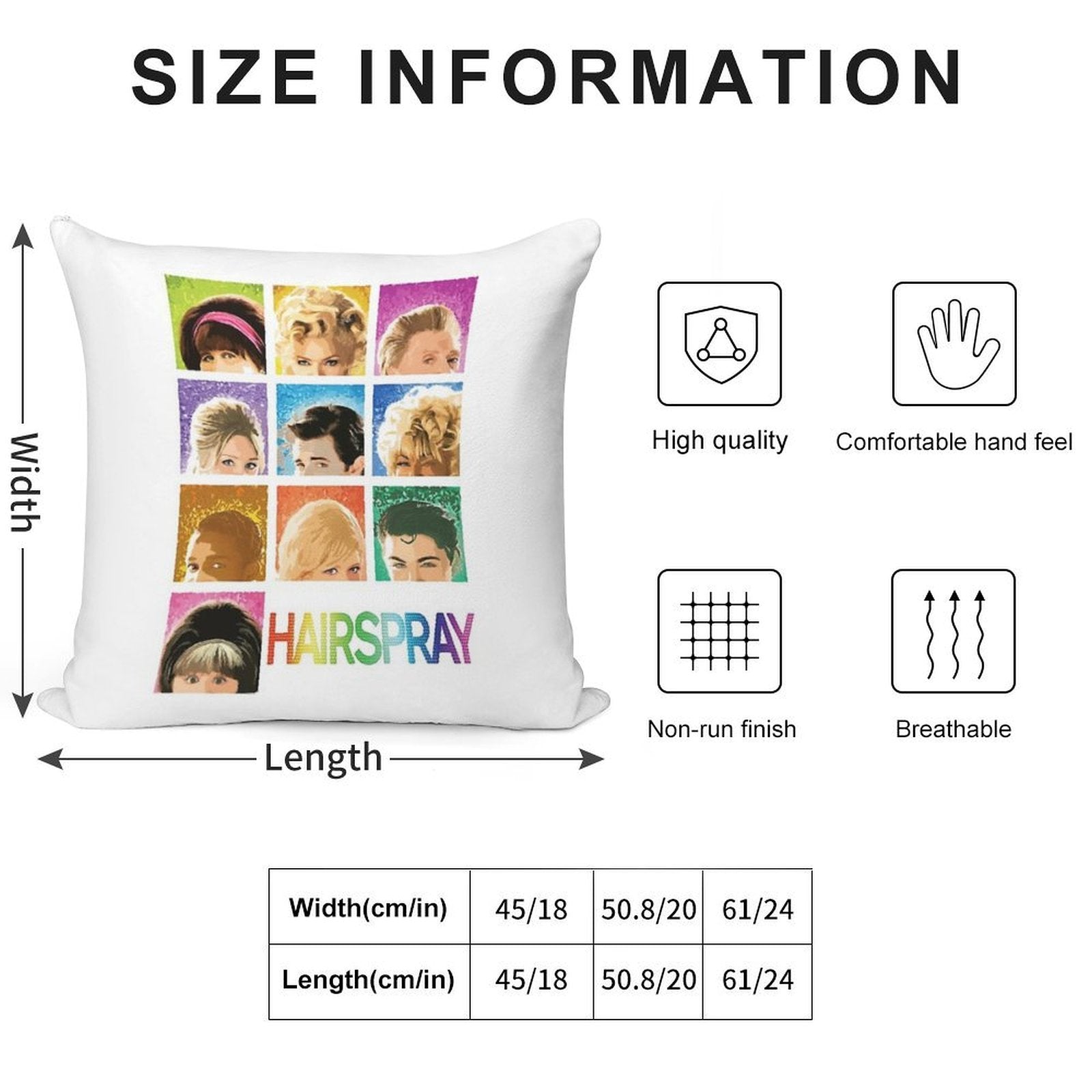 Hairspray Soft Warmth Comfort Throw Pillow