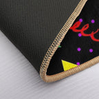 Rainbow Arcade Carpet  Rapid-Drying Bath Mat
