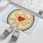 Jammy Dodger British Biscuit  Eco-Friendly Bath Mat