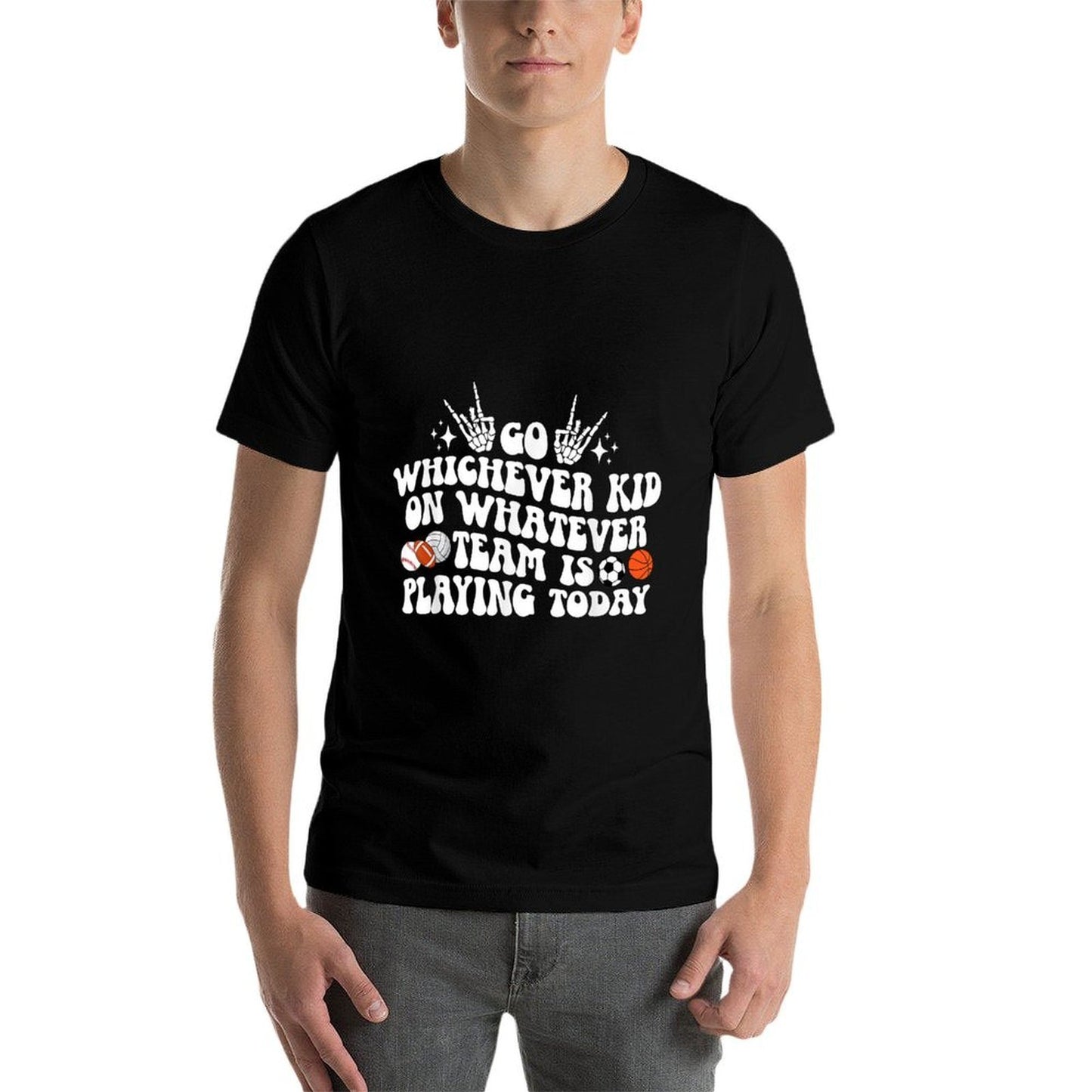 Sports Mom Groovy Sports Mama Sports Mother Sport Mom  Lightweight T-Shirt