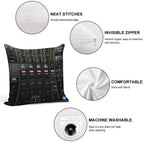 DJ Mixer NXS2 Soft Reinforced Edging Throw Pillow