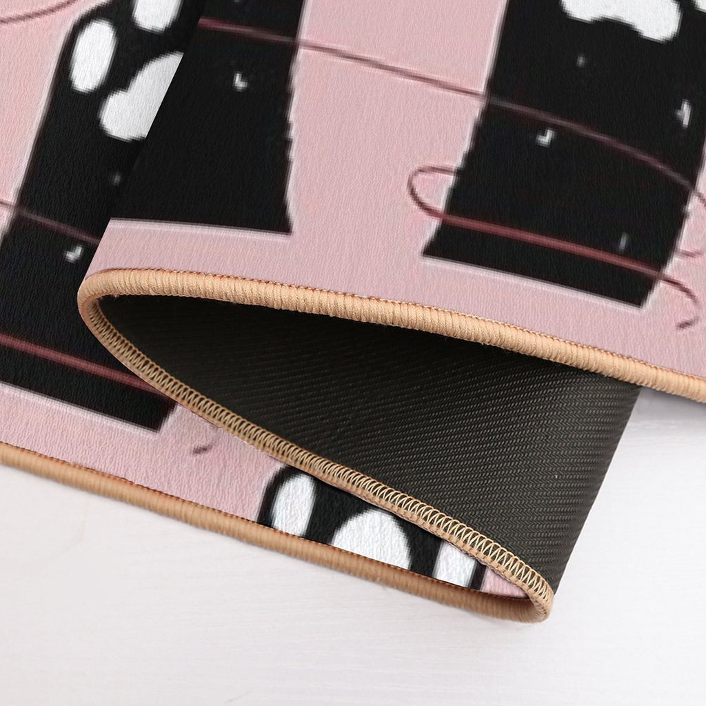 Pattern of Heart Connect  Non-Slip Bath Mat