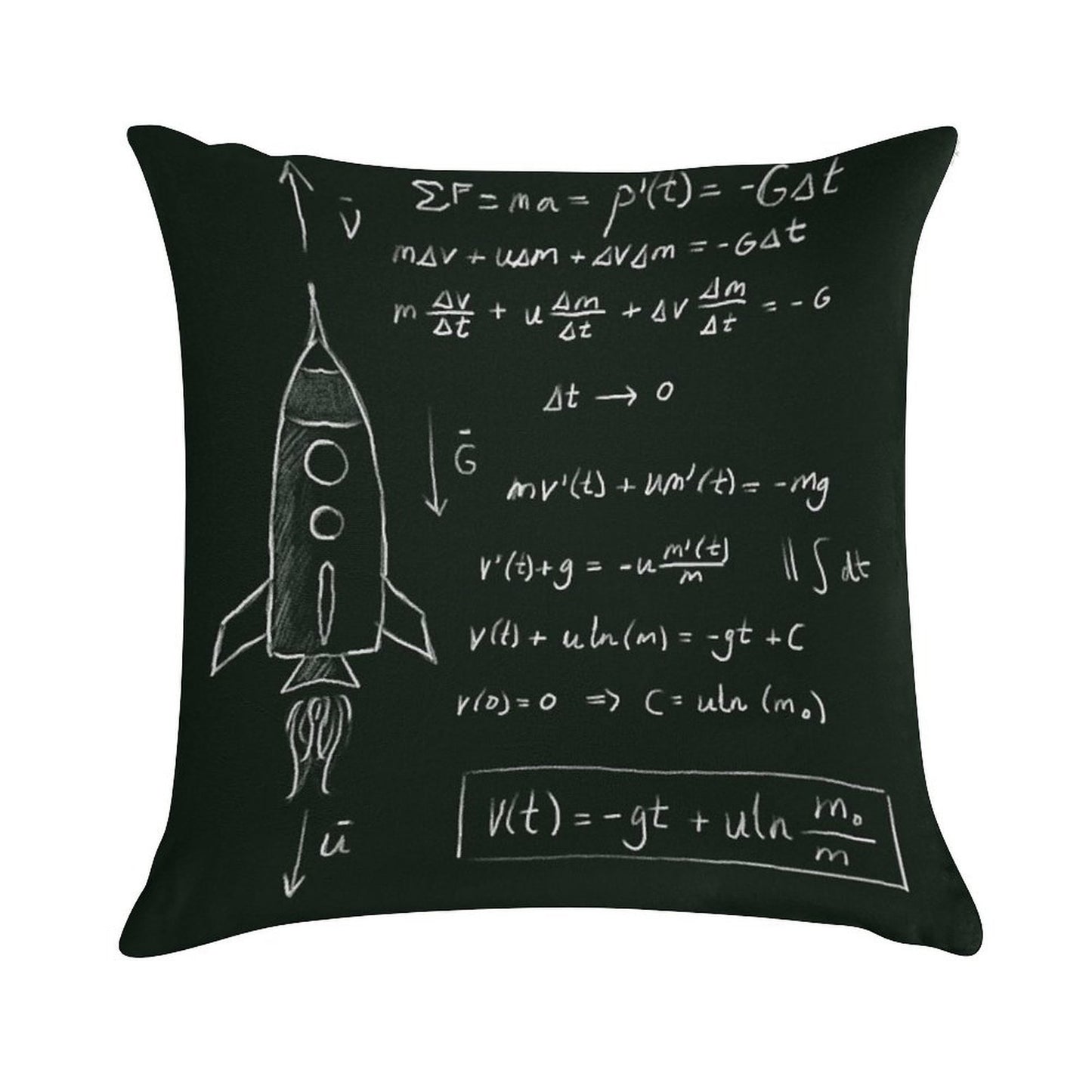Rocket Science Soft Bedroom Essential Throw Pillow