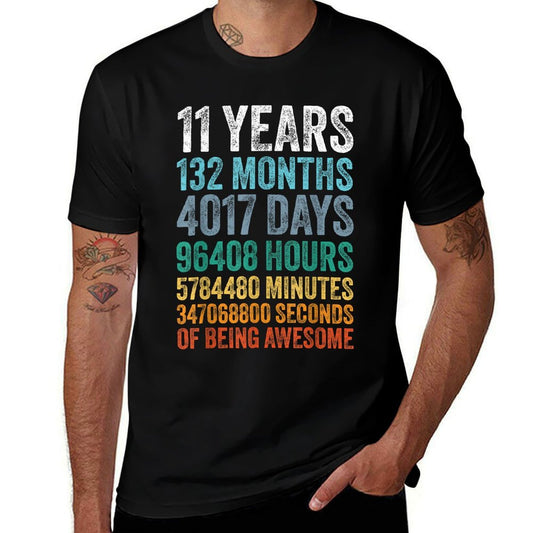 11 Year Old BDay Decorations Son Boy 11yr 11th Birthday  Moisture-wicking T-Shirt