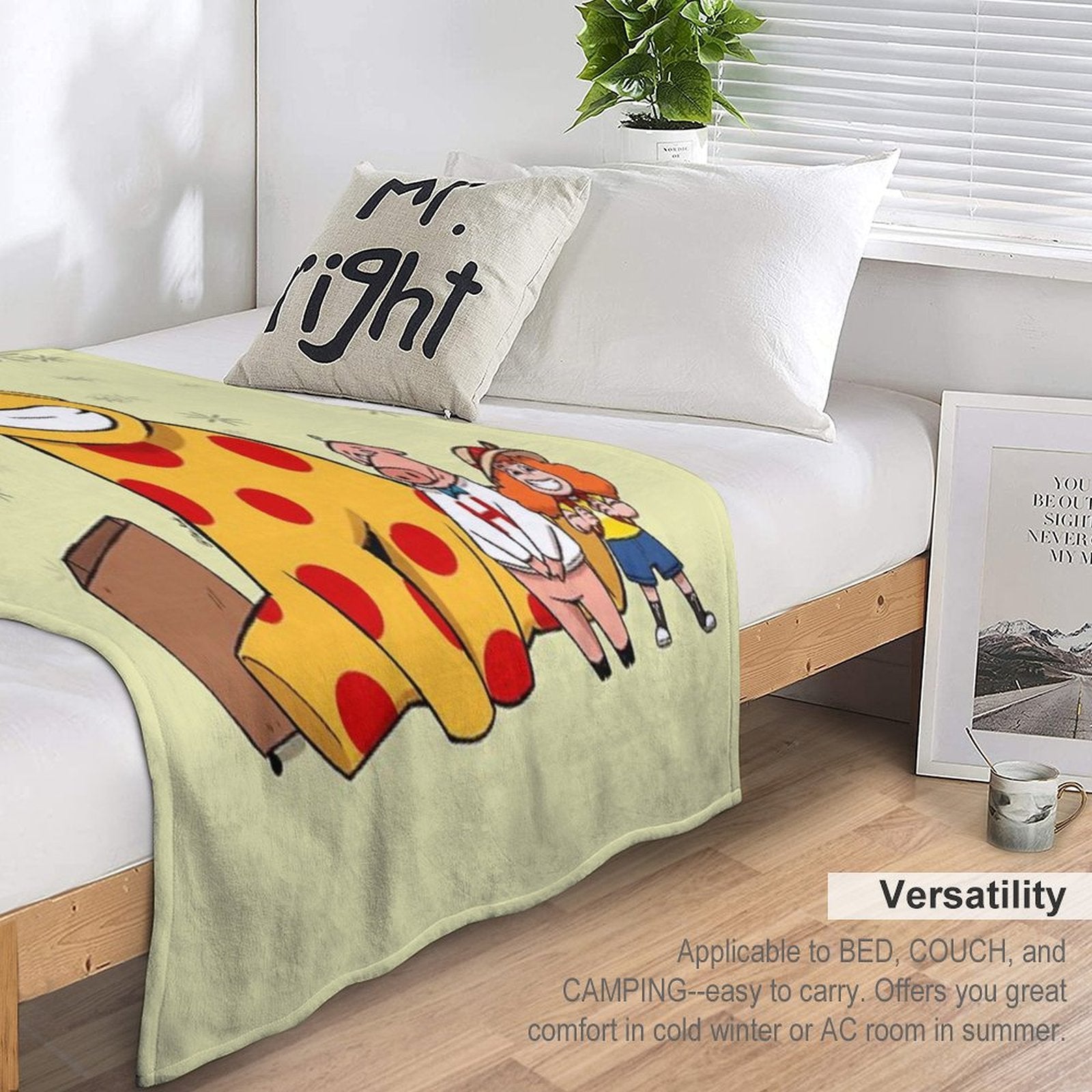 Maggie And The Ferocious Beast! Compact Throw Blanket