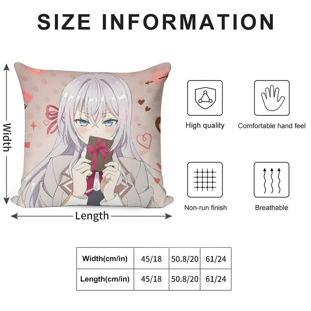 Alya Sometimes Hides Her Feelings in Russian -  Alisa Mikhailova Kujou Soft Skin-Friendly Throw Pillow
