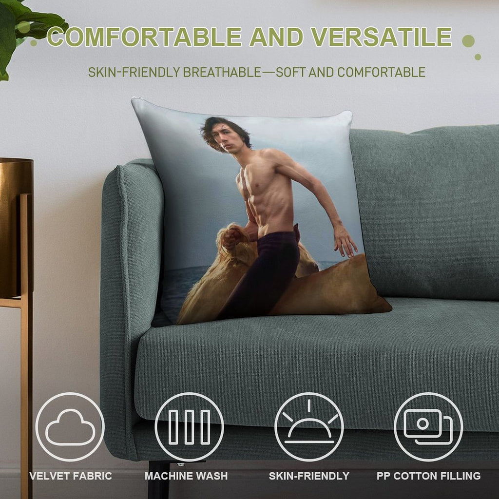 Giddy Up Soft Home Decor Throw Pillow