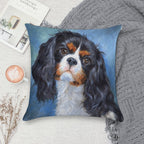 Cavalier King Charles Spaniel Soft Hidden Zipper Throw Pillow