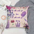 He Will Make You Strong 1 Peter 510 JW Soft Shrink-Resistant Throw Pillow
