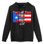 Puerto Rican Elf Matching Family Group Christmas Boricua Medium-Weight Fabric Hoodie