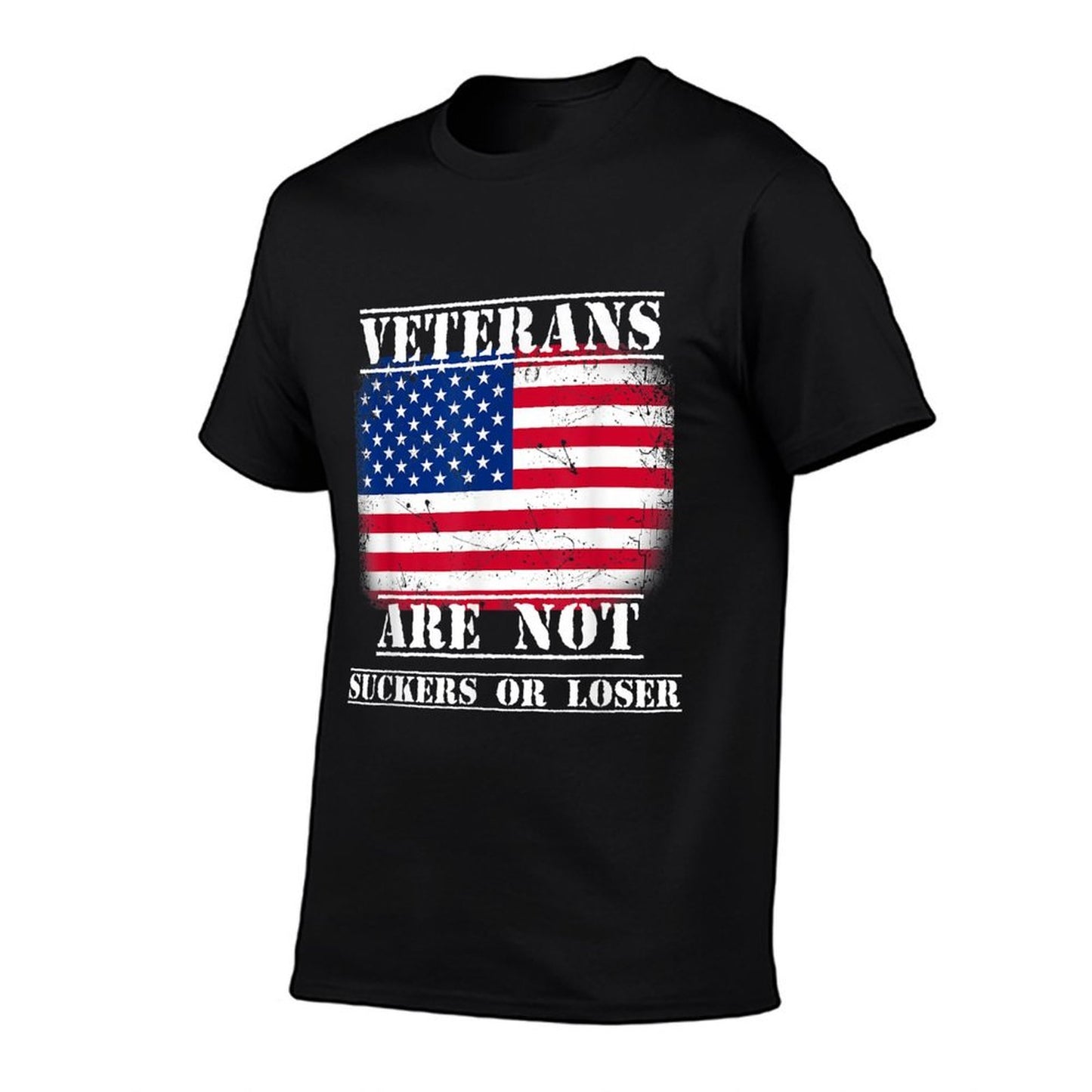 Veterans Are Not Suckers Or Losers Anti Trump American  Easy-care T-Shirt