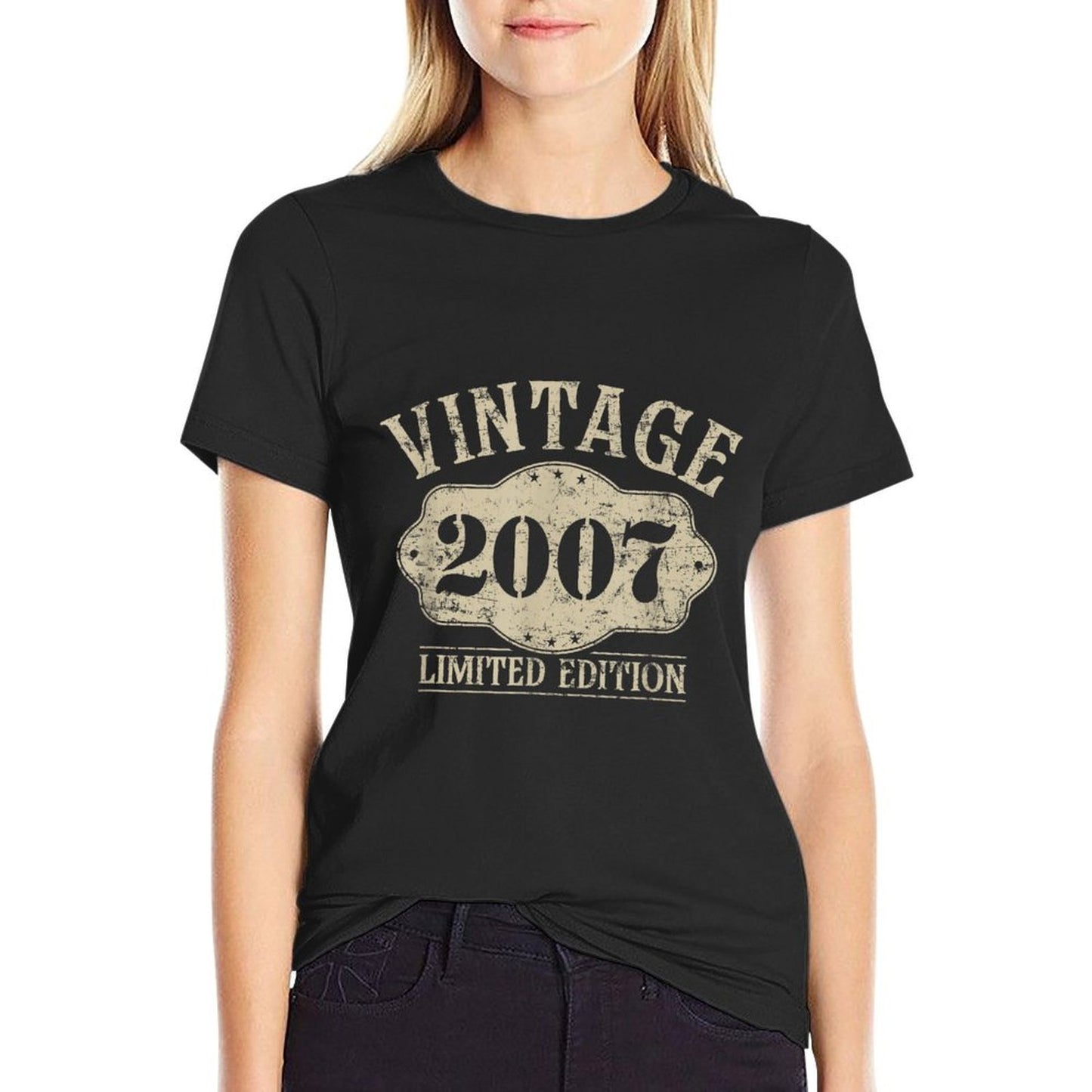18th Birthday Born 2007 Limited Edition Vintage 2007  Breathable T-Shirt