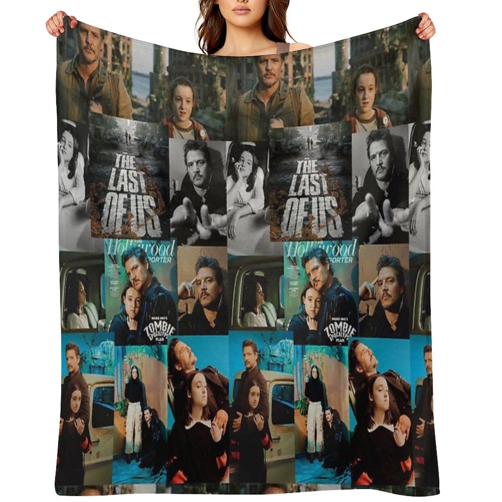 The Last of Us Joel And Ellie Family Plush Throw Blanket