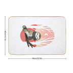 Winter Owl  Easy Maintenance Bath Mat