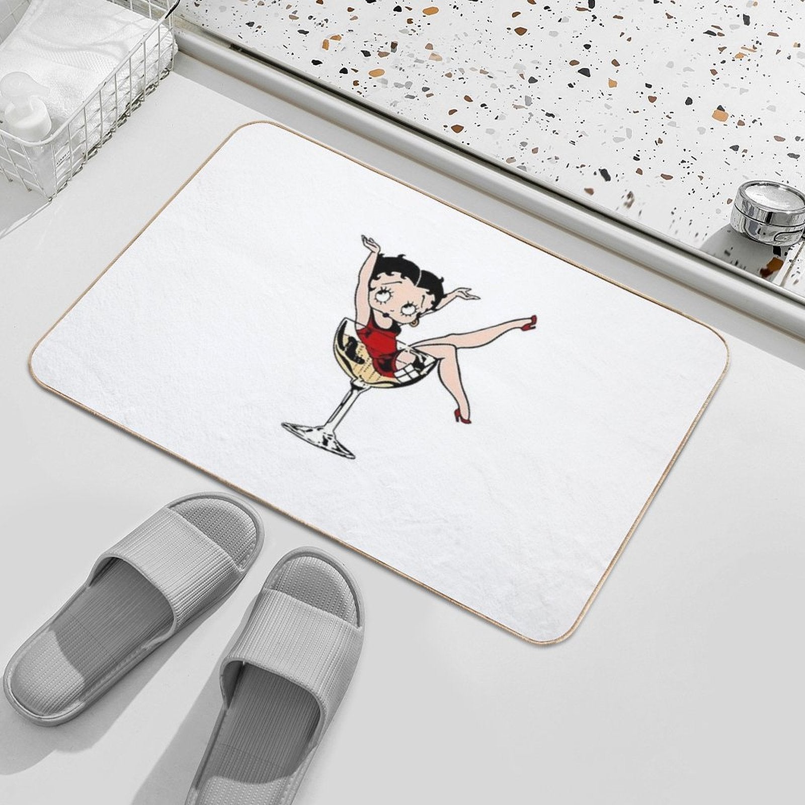 Betty Boop Classic Design Vol. 09  Easy To Clean Bath Mat