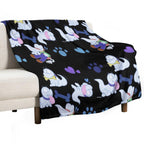 Polterpup Pattern Wrinkle-free Throw Blanket