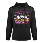 Hangin with My Boos Cute Boujee Ghosts Halloween Costume Shrink-Resistant Hoodie