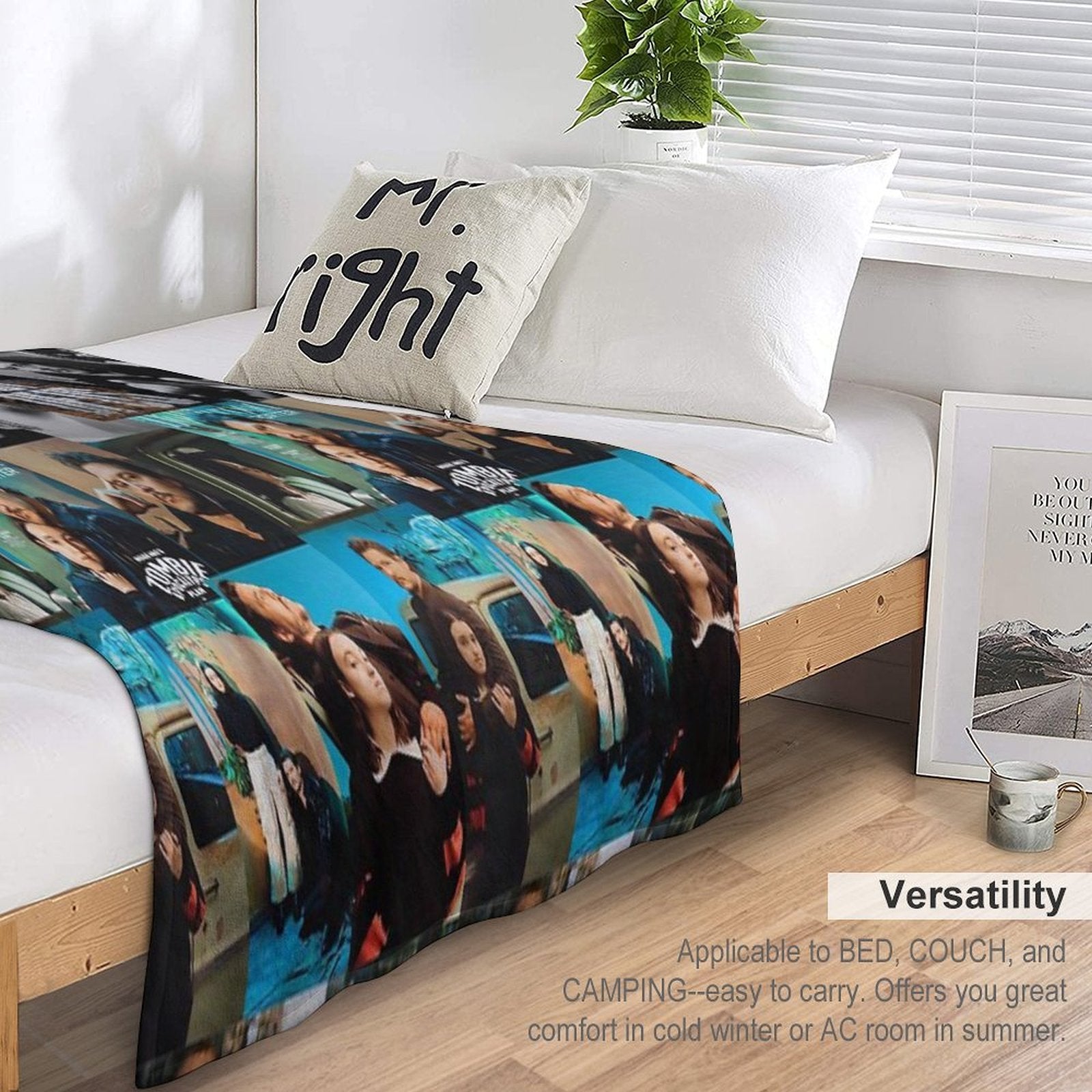 The Last of Us Joel And Ellie Family Plush Throw Blanket