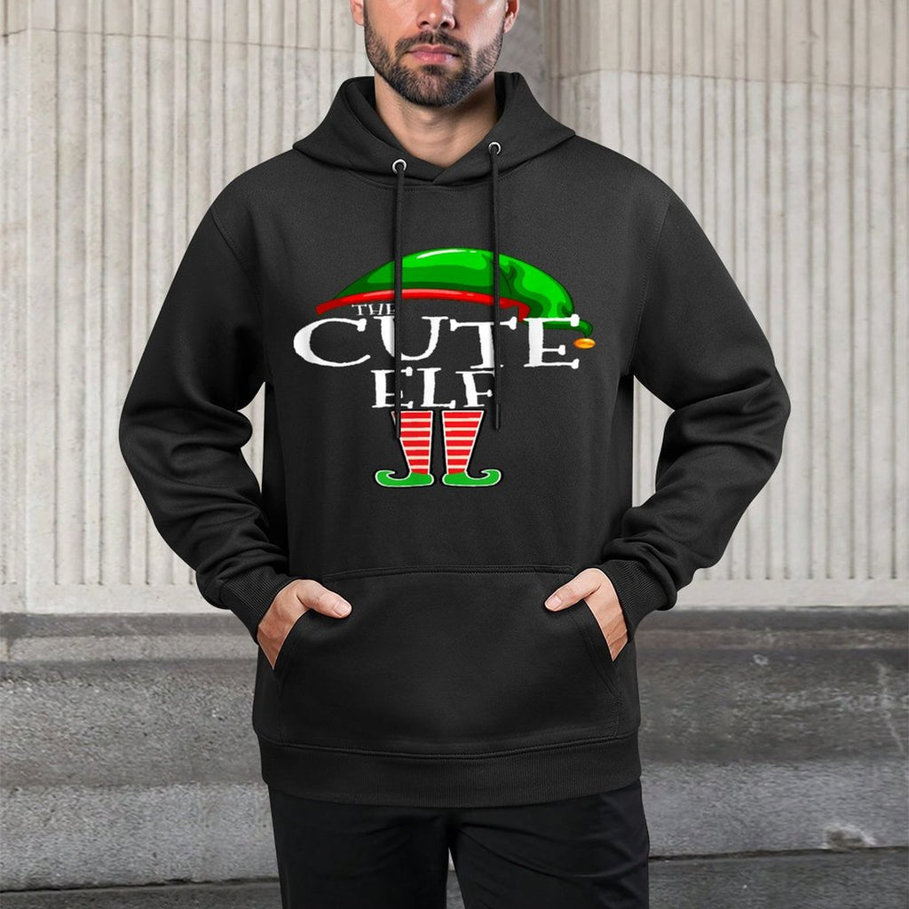 The Cute Elf Group Matching Family Christmas Pilling-Resistant Hoodie