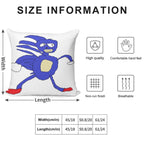 Sanic Soft Easy Maintenance Throw Pillow