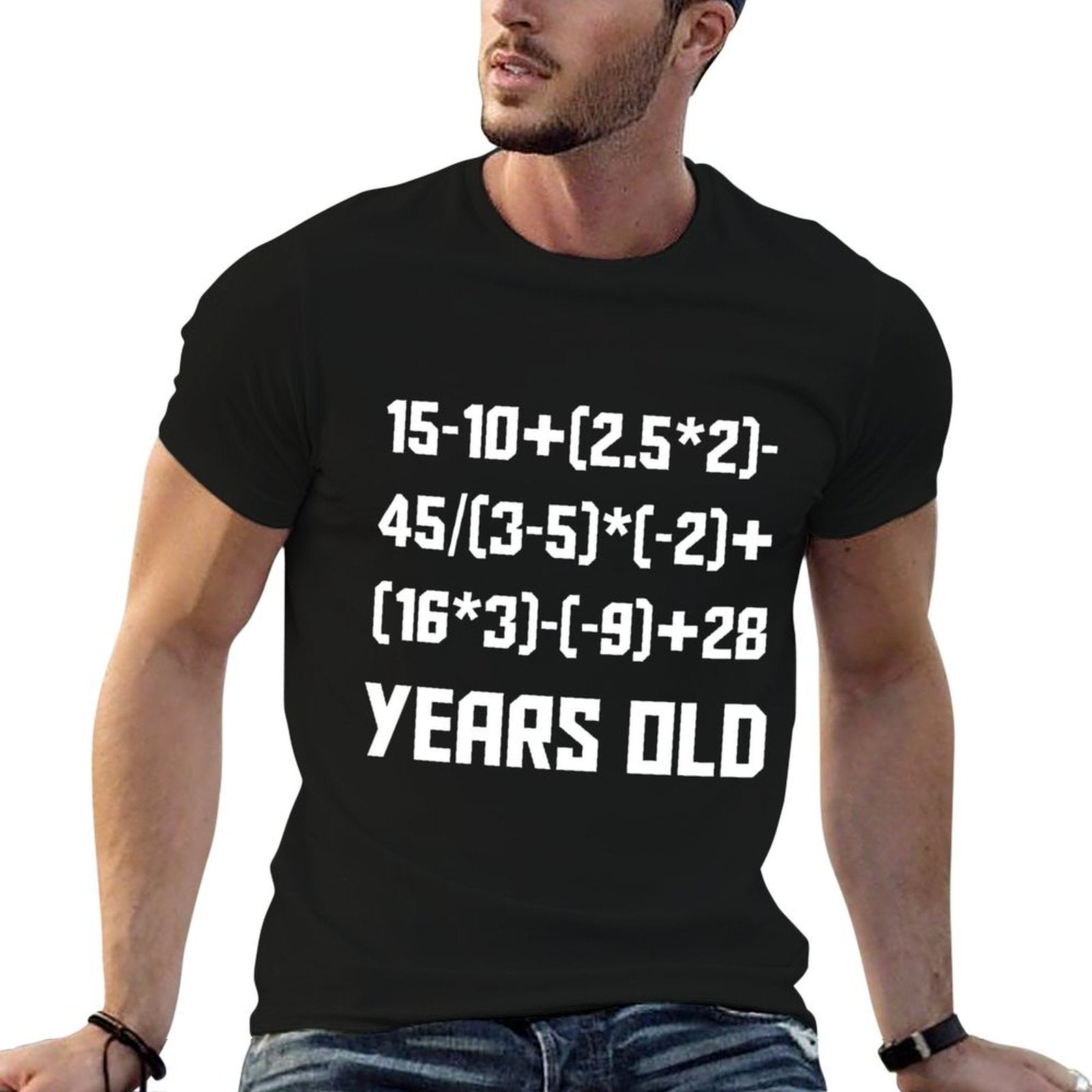 50 Years Old Math Equation 50th Birthday Funny  Classic T-Shirt