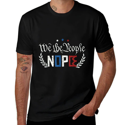 Retro No Kings Nope Protest Sign Horizontal  Moisture-wicking T-Shirt