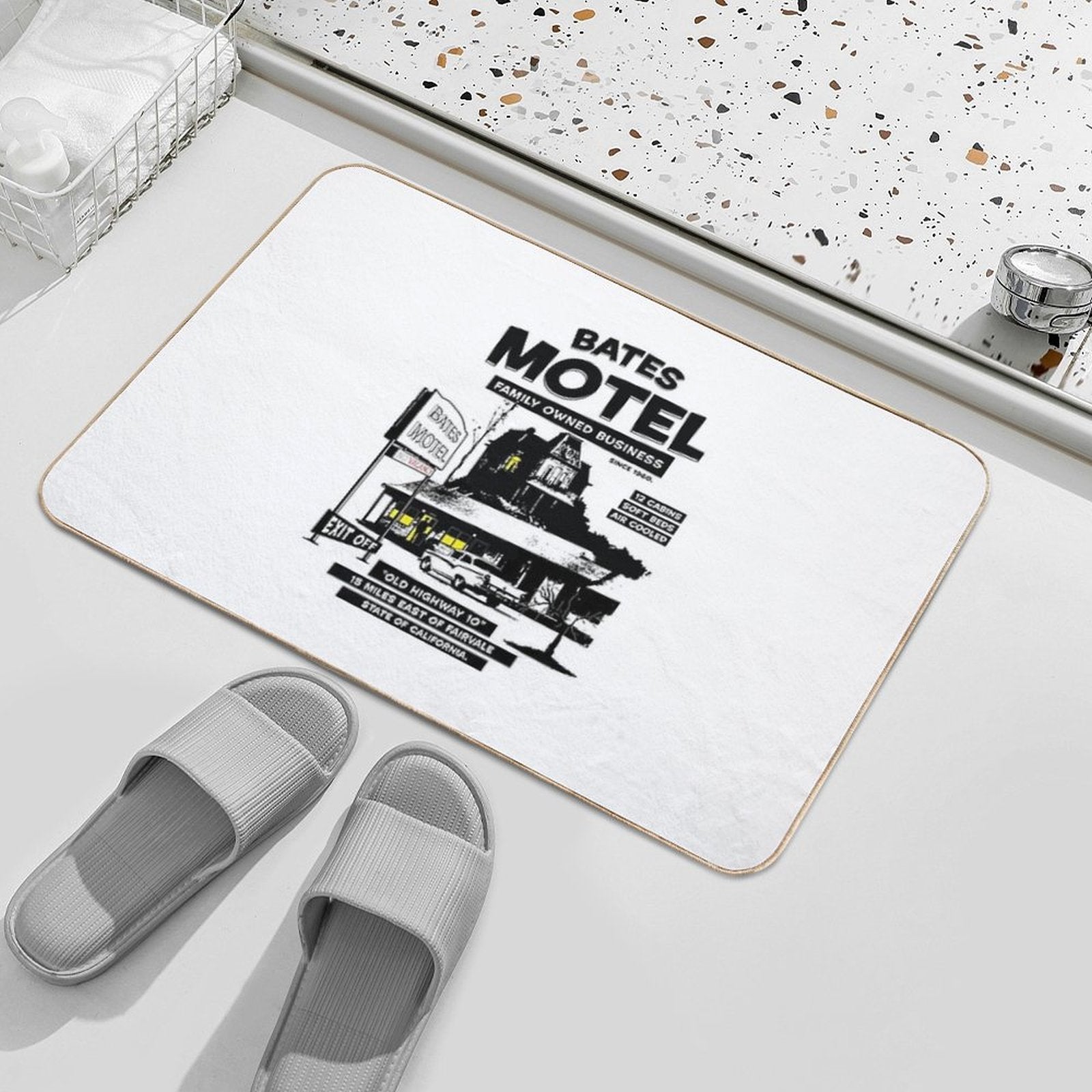 Bates Motel Business As Usual  Eco-Friendly Bath Mat