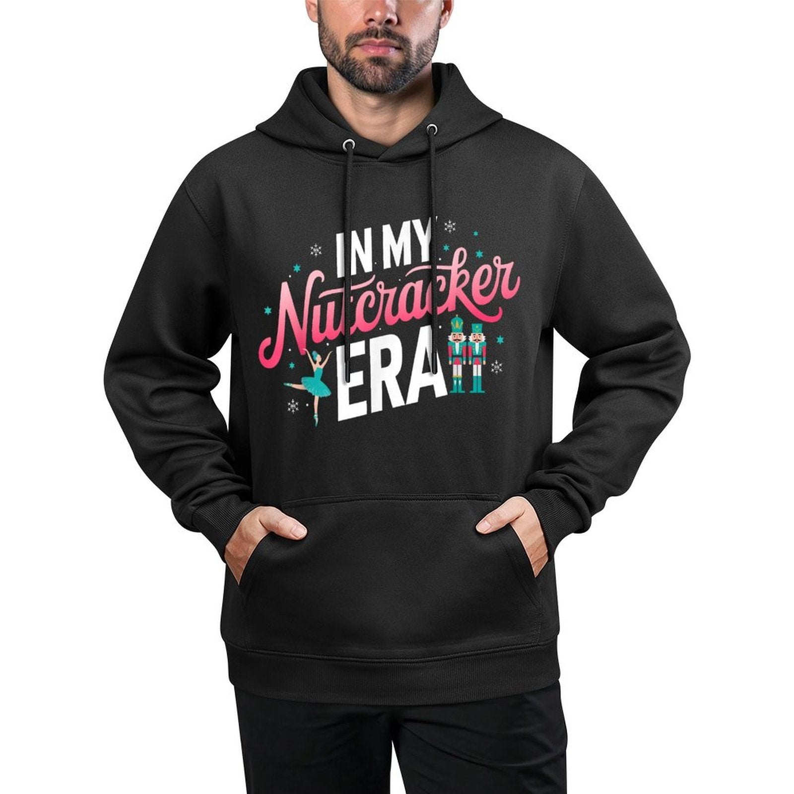 Pink Nutcracker Squad in My Nutcracker Era Pink Christmas Moisture-Wicking Hoodie