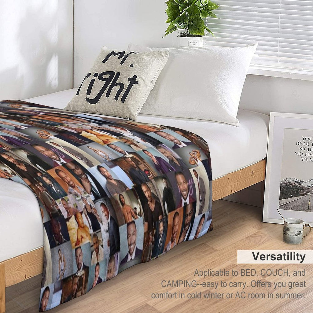 Charles Michael Davis Anti-pilling Throw Blanket