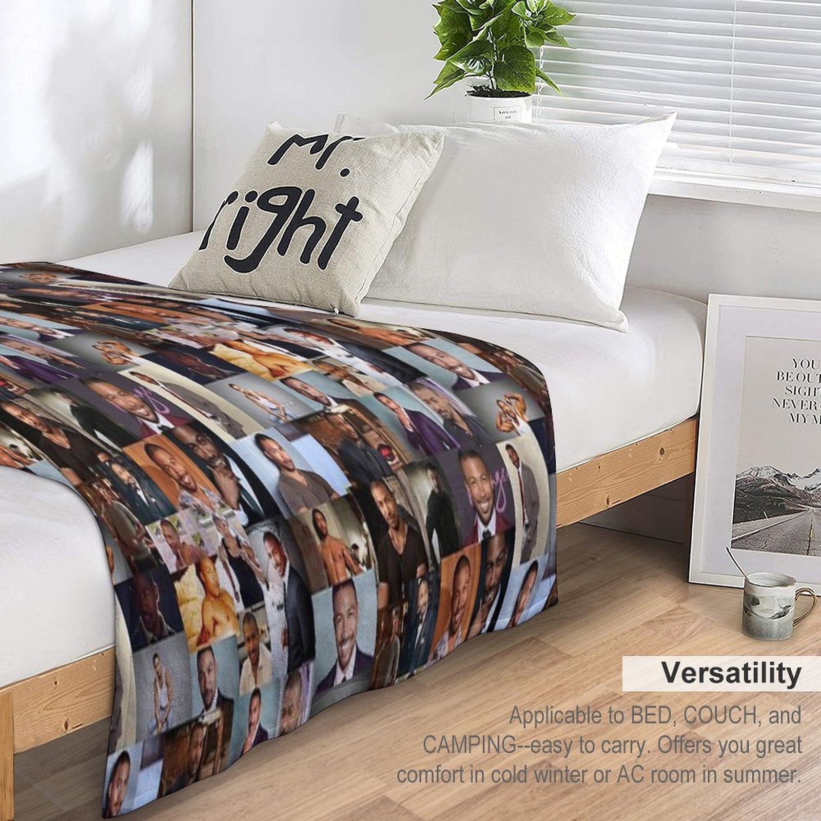 Charles Michael Davis Anti-pilling Throw Blanket