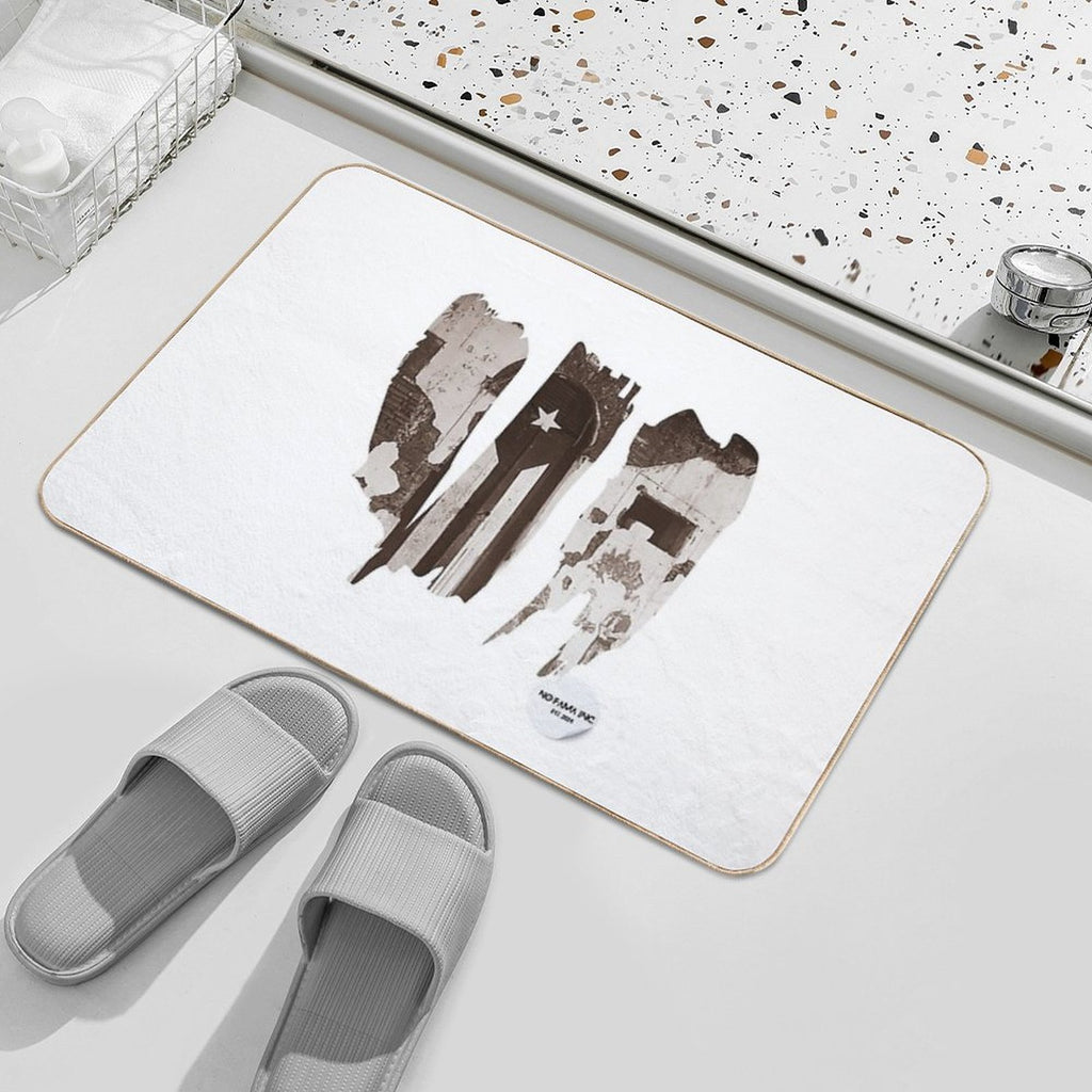 Travel The World Puerto Rico  Long-Lasting Bath Mat