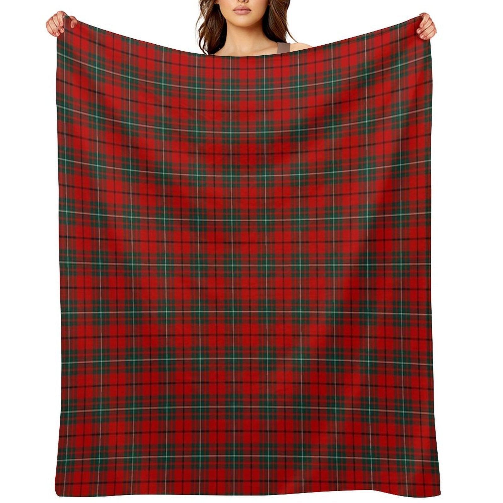Clan MacAulay Tartan Compact Throw Blanket