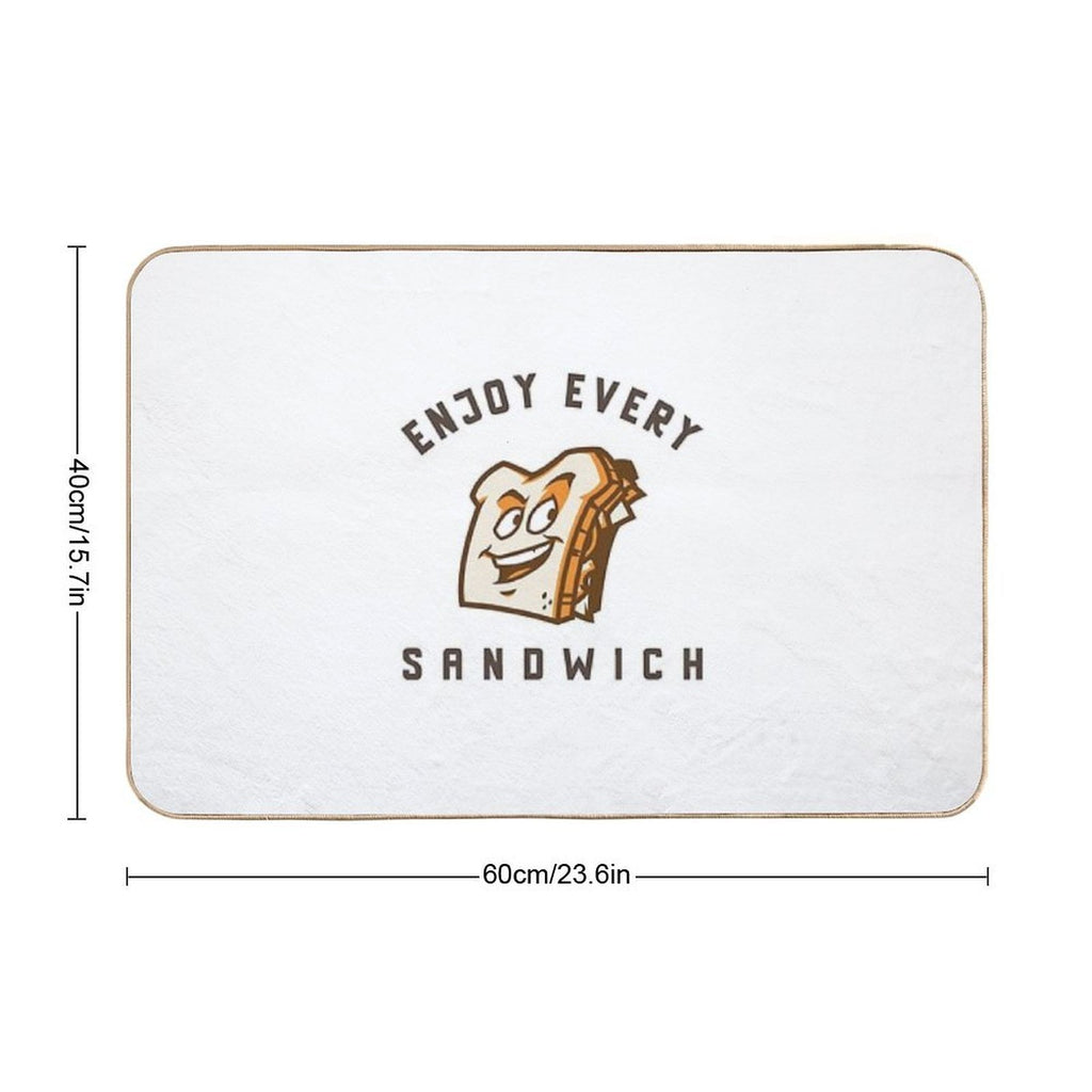 Enjoy Every Sandwich  Toxin-Free Bath Mat