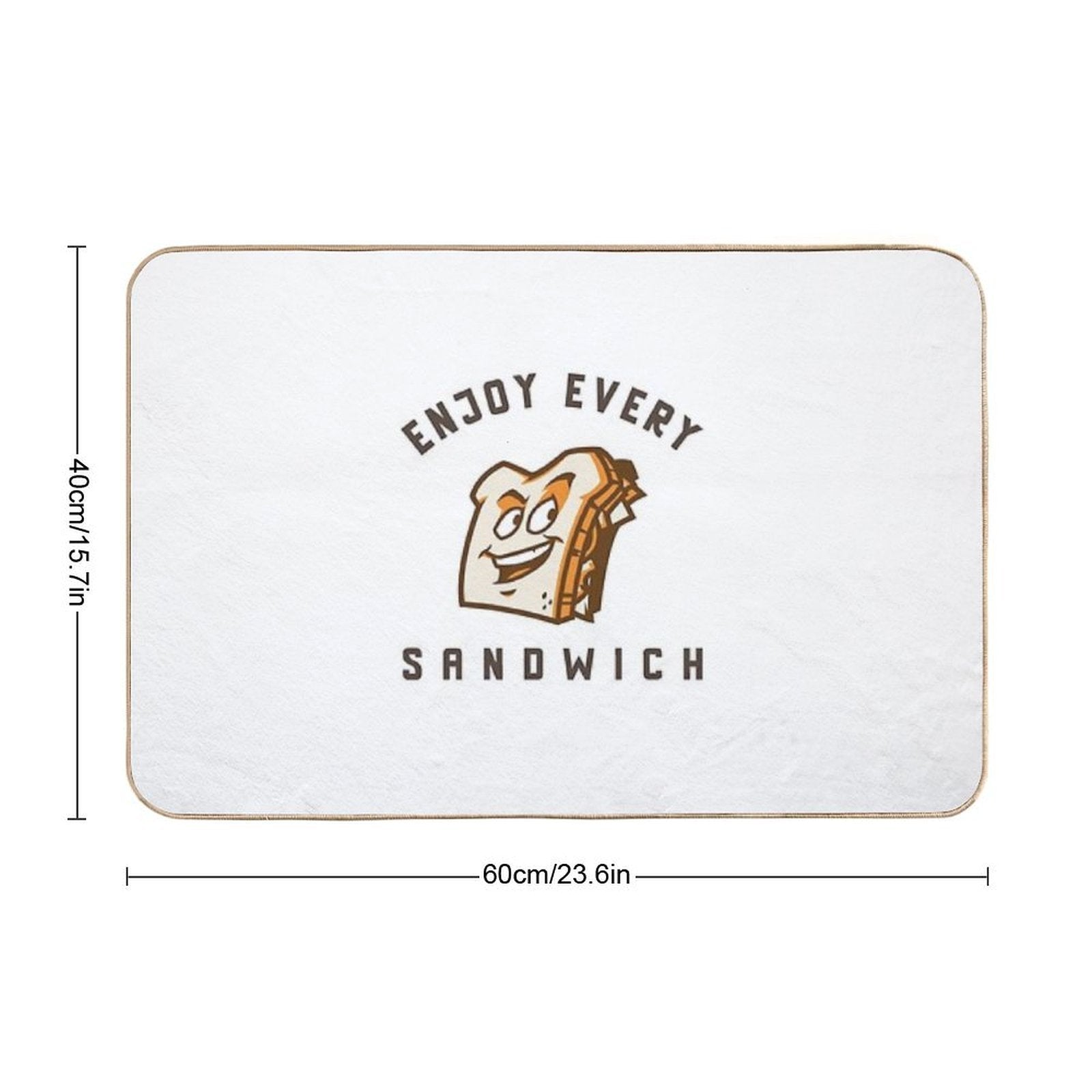 Enjoy Every Sandwich  Toxin-Free Bath Mat