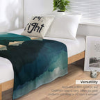 Waters Edge Reflection Quick-dry Throw Blanket