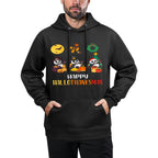 Panda Halloween Christmas Happy Hallothanksmas Panda Relaxed Fit Hoodie