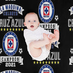 Cruz-Azul Campeon 2021 Futbol Mexicano La Maquina Celeste Shrink-resistant Throw Blanket
