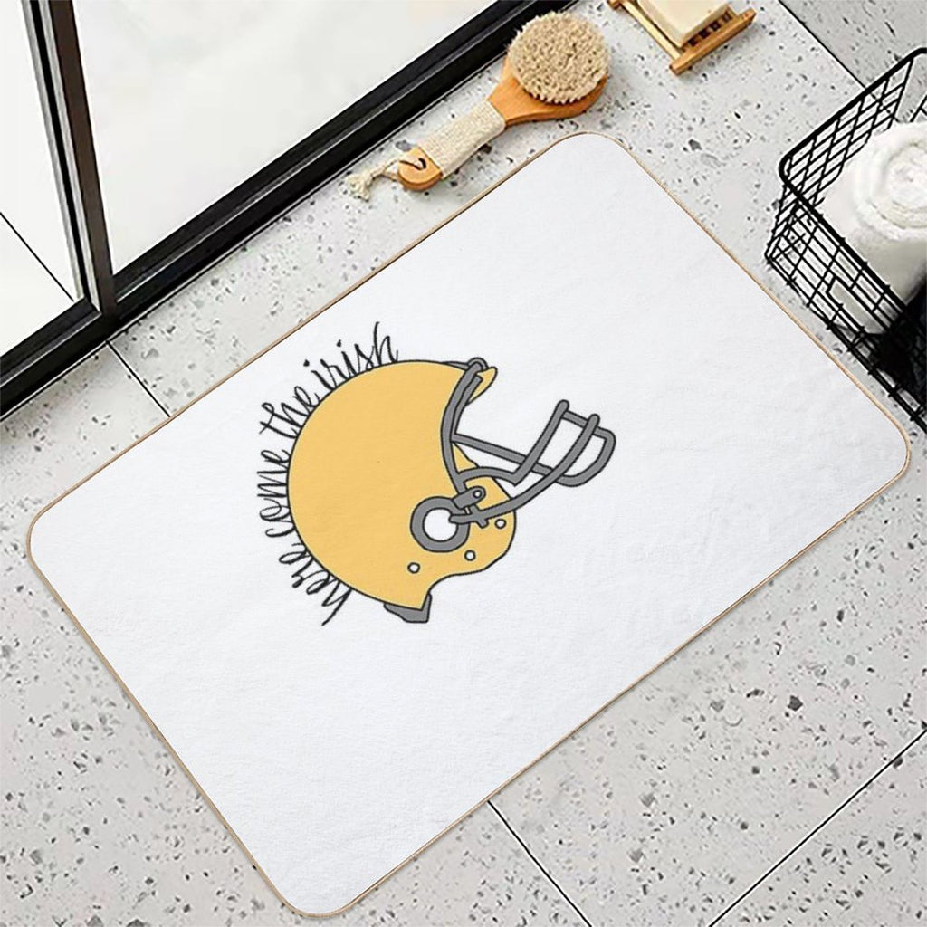 Golden Helmet  Fade-Resistant Bath Mat
